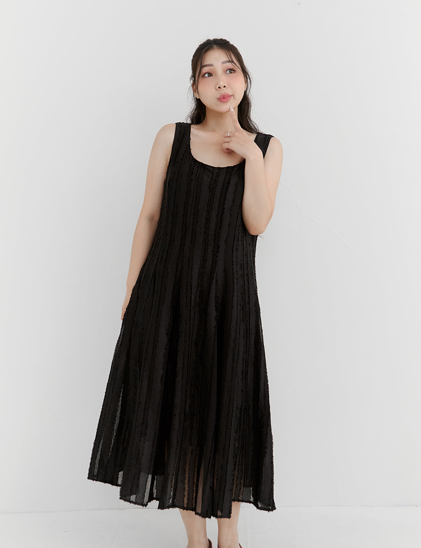 Pear-Shaped Friendly! Perfect Fit Jacquard Elegant Plus Size Maxi Dress