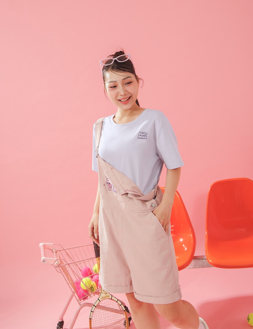 Poly Lulu x UGLY MEWS Collab Oversized Tee