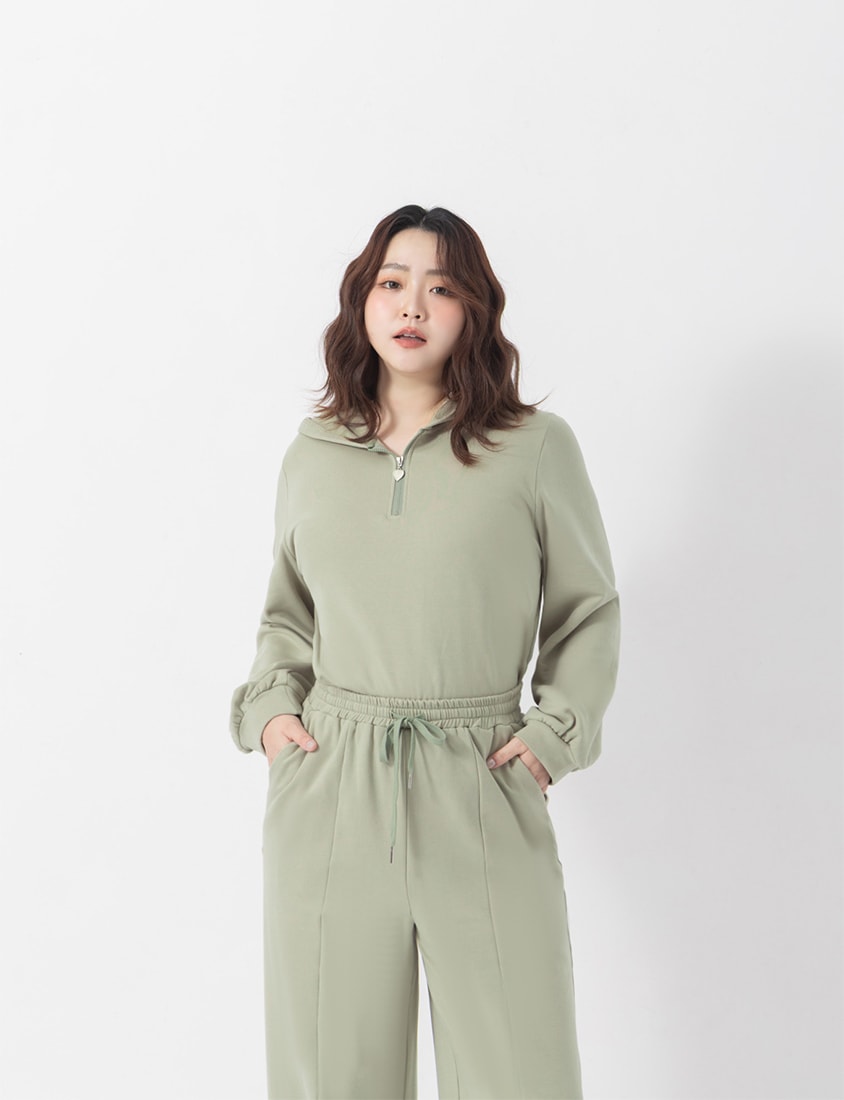 Comfort Deodorizing Brushed Lined Plus Size Hoodie