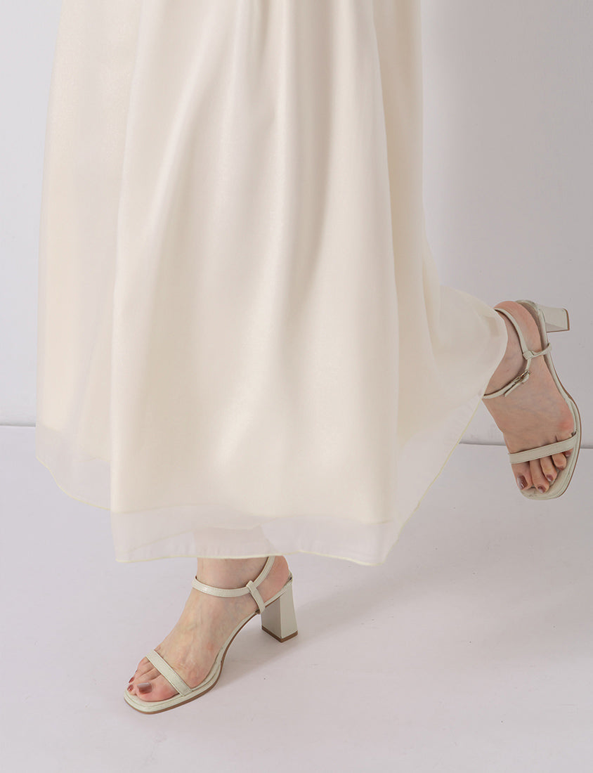 Wide Waistband Ethereal Sheer Plus Size Wide Leg Pants