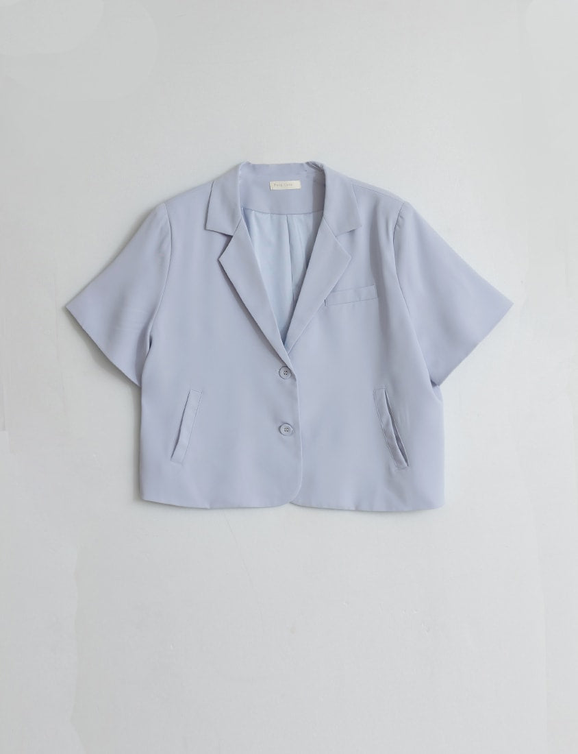 MISS. Silky Cool Refined Tailored Plus Size Blazer