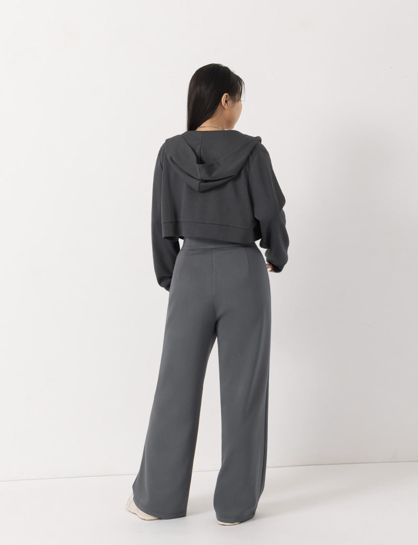 MUA! Cloud Cotton High Waist Double Seam Plus Size Pants