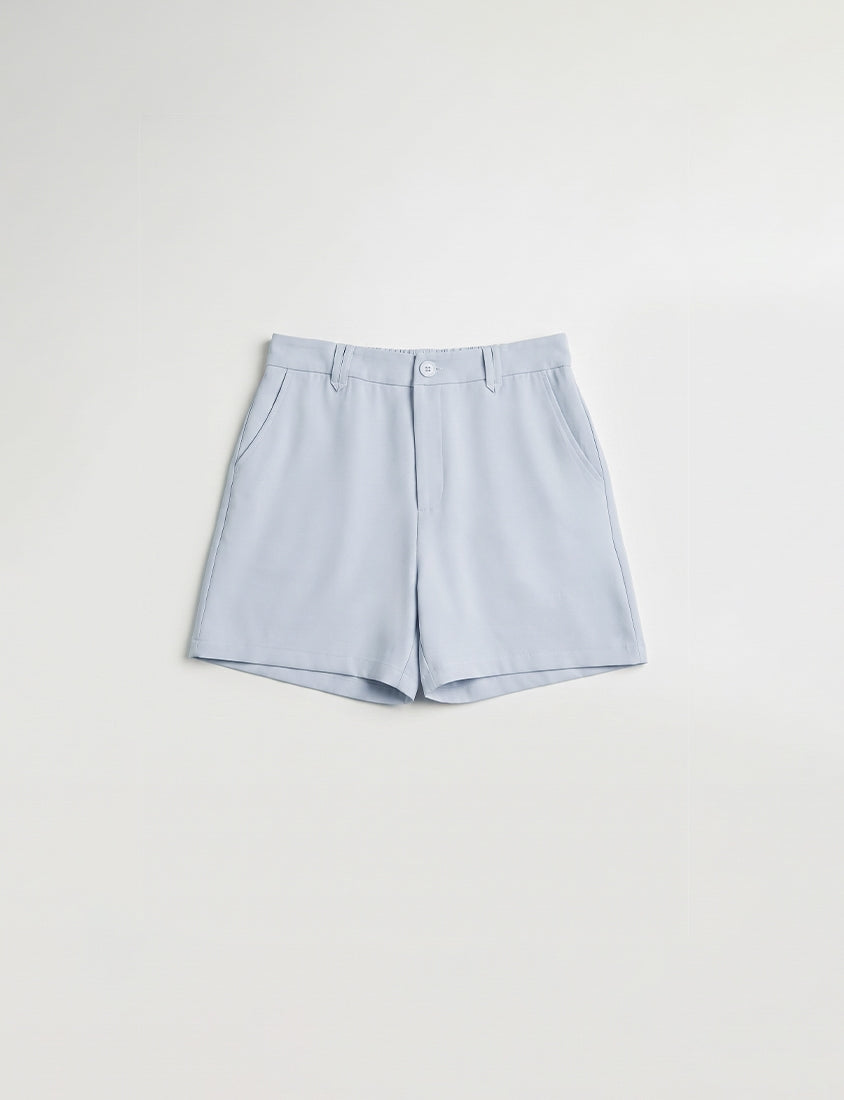 MISS. Silky Cooling A-Line Plus Size Tailored Shorts