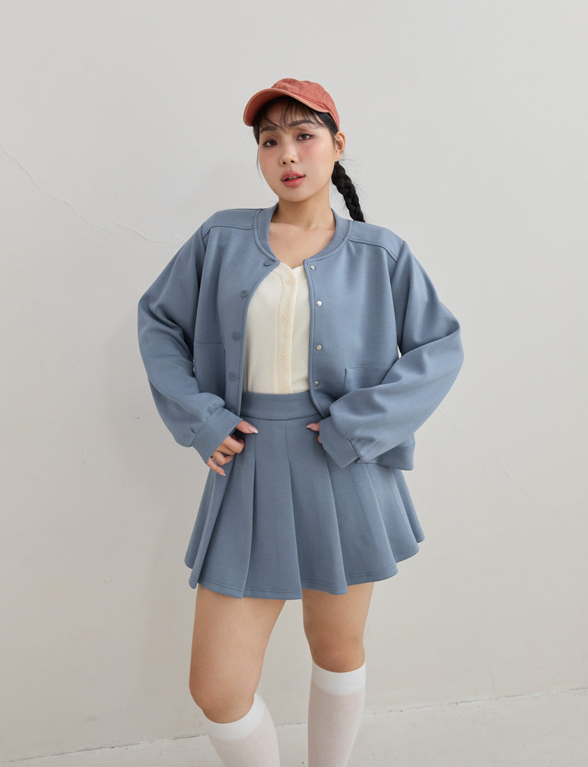 Everyday Essential Cloud Cotton Button-Up Plus Size Cardigan