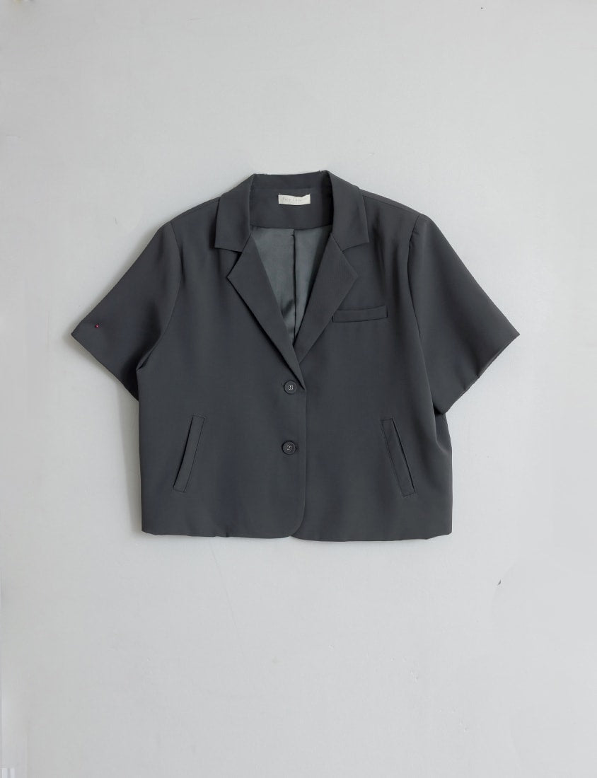 MISS. Silky Cool Refined Tailored Plus Size Blazer