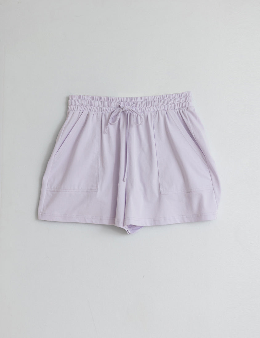 Instant Icy Cooling Sorona Drawstring Plus Size Shorts
