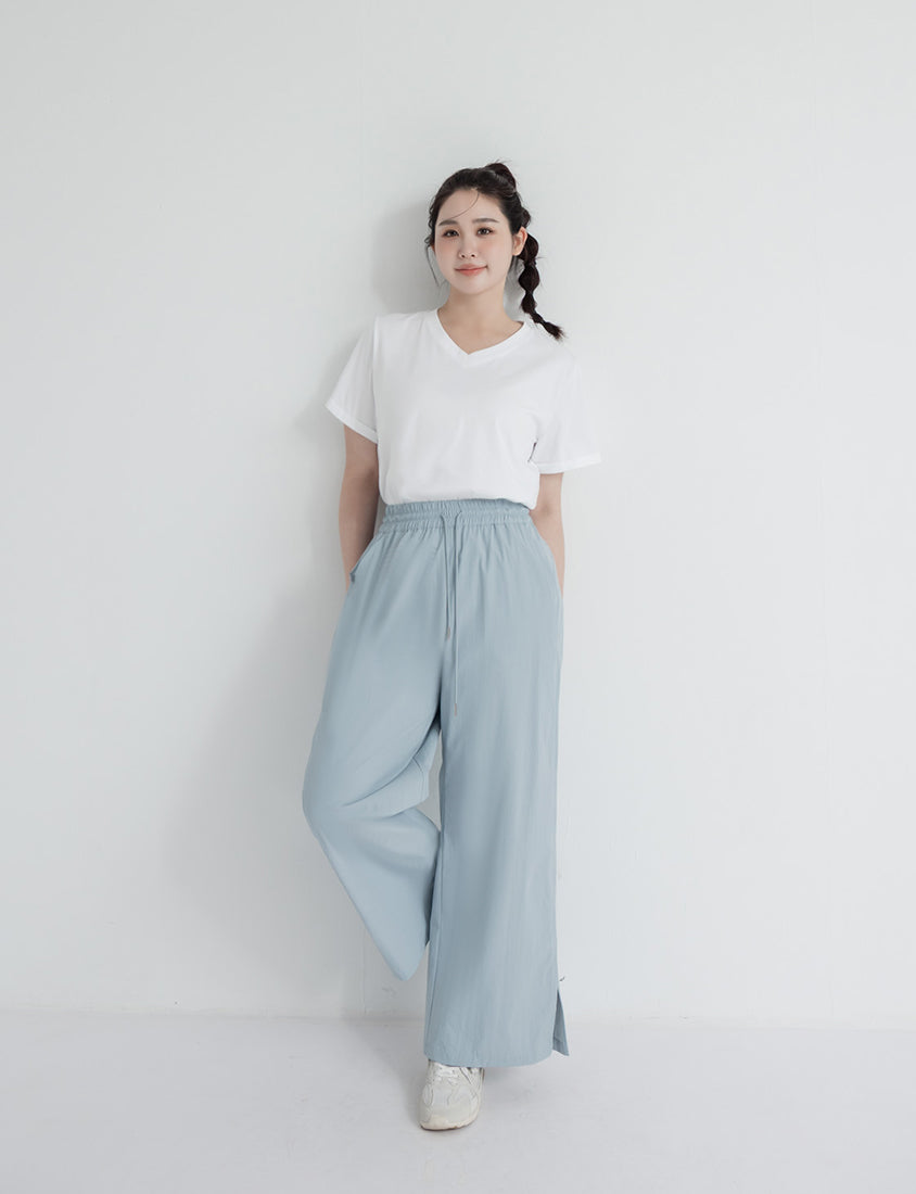 Instant Icy Cooling Sorona Plus Size V-Neck Tee
