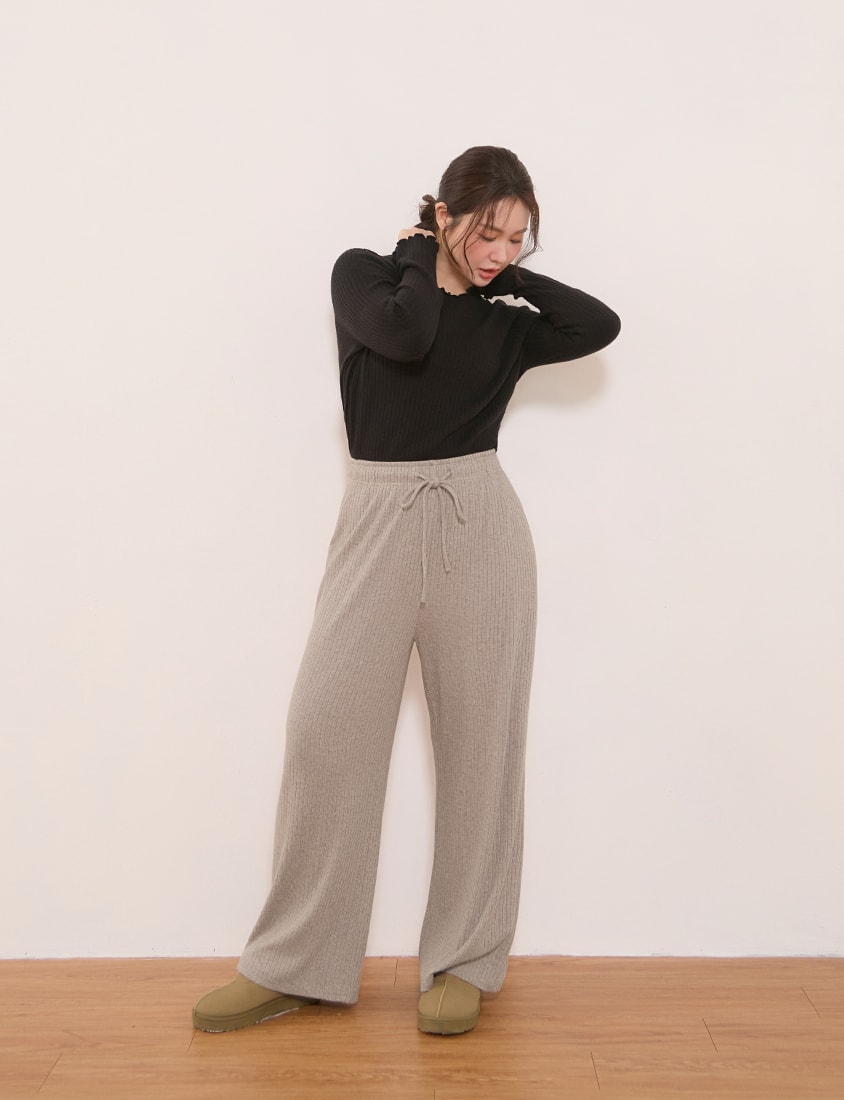 Mochi-Soft Slimming Cashmere Plus Size Long Pants