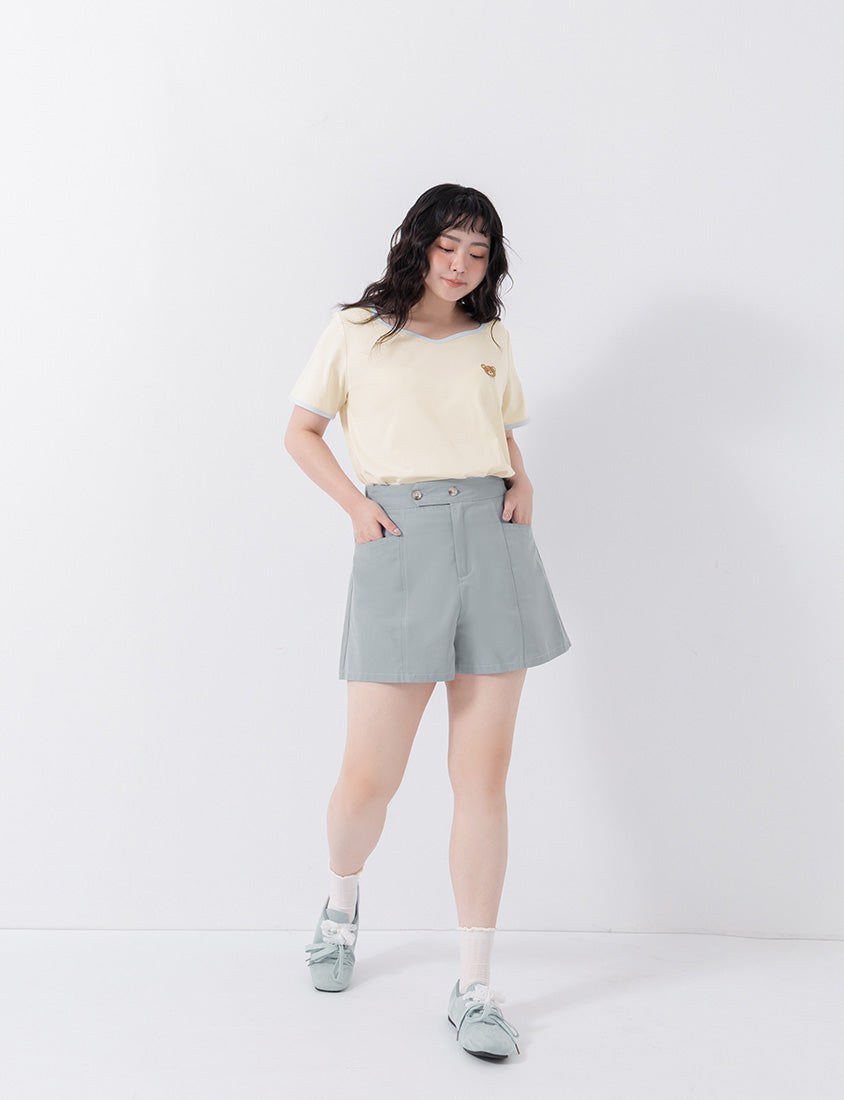 Instant Cooling Sorona Teddy Embroidered Plus Size Tee