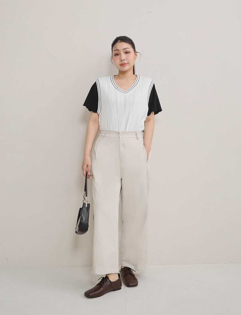 Instant Cool Cloud Cotton V-Neck Plus Size Tee