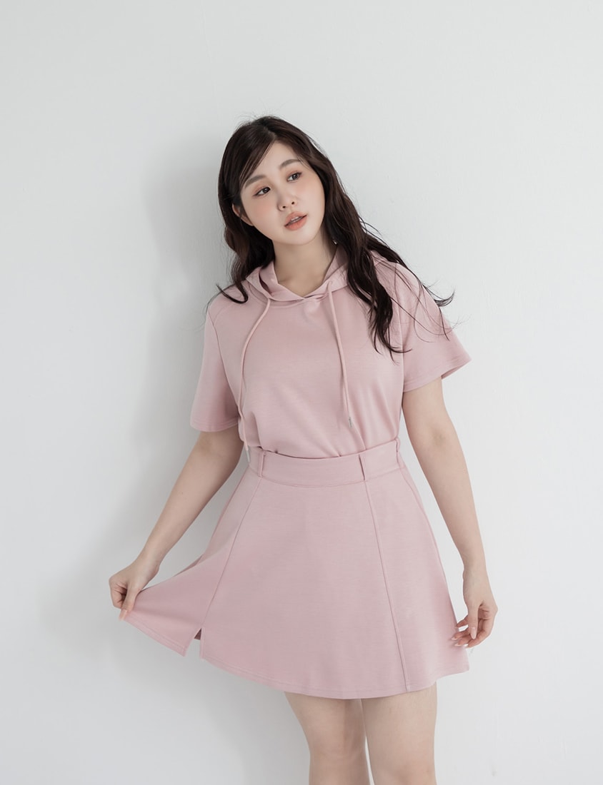 Skin-friendly Sand-Washed Cloud Cotton Plus Size Lounge Set