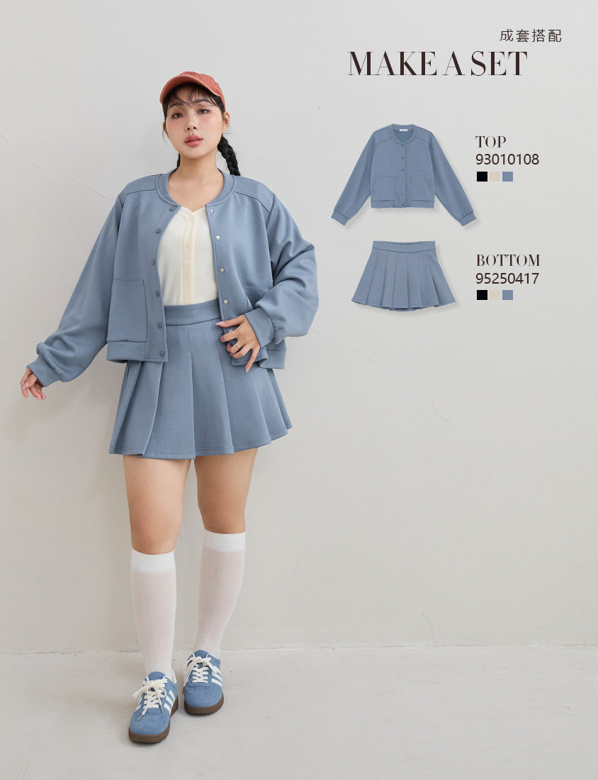 Everyday Essential Cloud Cotton Button-Up Plus Size Cardigan