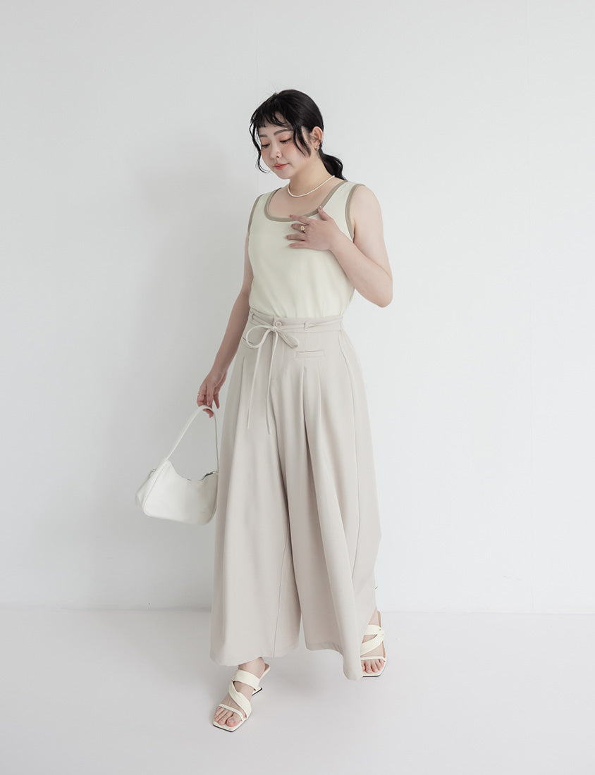 MISS. Cooling Liquid Touch Cotton Square Neck Plus Size Tank Top