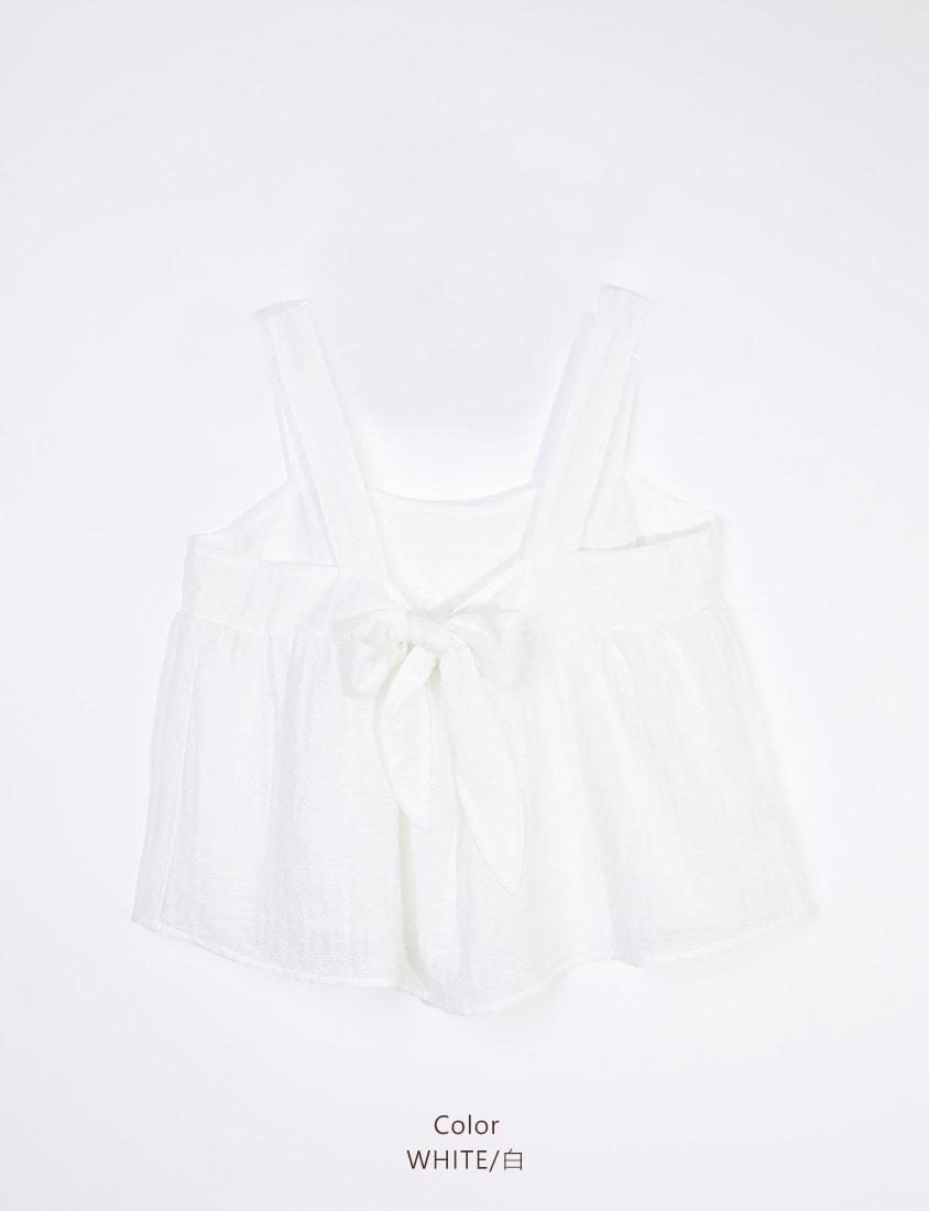 Two Way Convertible Sweet Ribbon Tie Layering Plus Size Camisole Vest