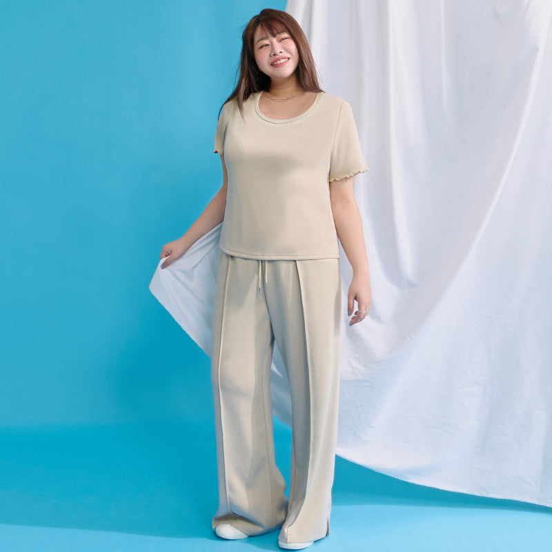Instant Cool Cloud Cotton Crewneck Plus Size Tee