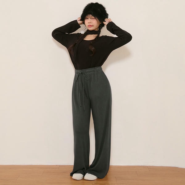 Mochi-Soft Slimming Cashmere Plus Size Long Pants