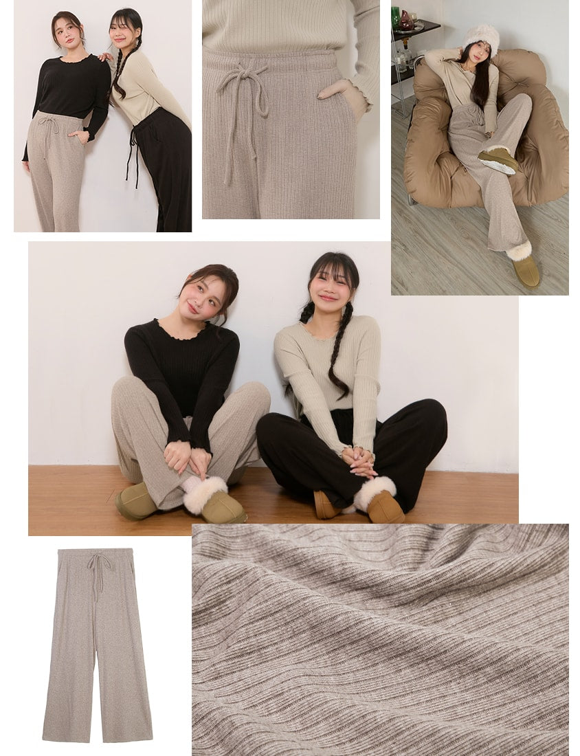 Mochi-Soft Slimming Cashmere Plus Size Long Pants