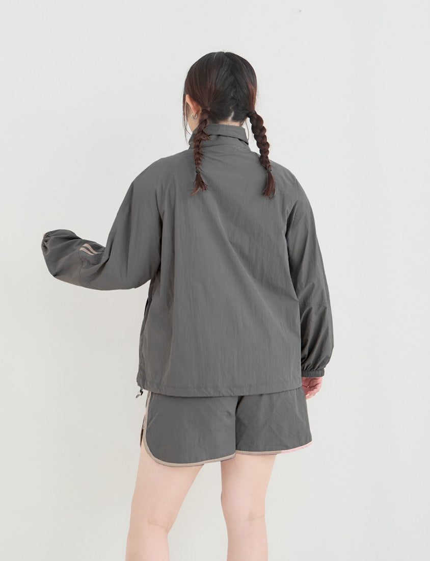 Instant Icy Cooling Contrast Sport Plus Size Jacket