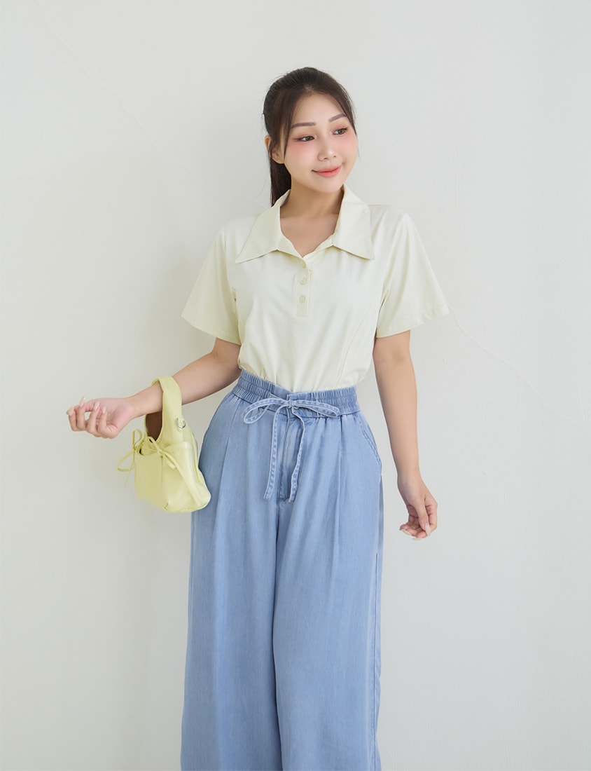 Cooling Slim Fit Polo Plus Size Top
