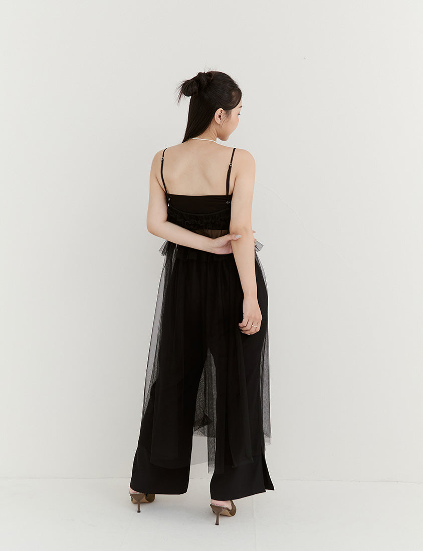 MISS. Japanese Style Adjustable Layered Plus Size Long Vest