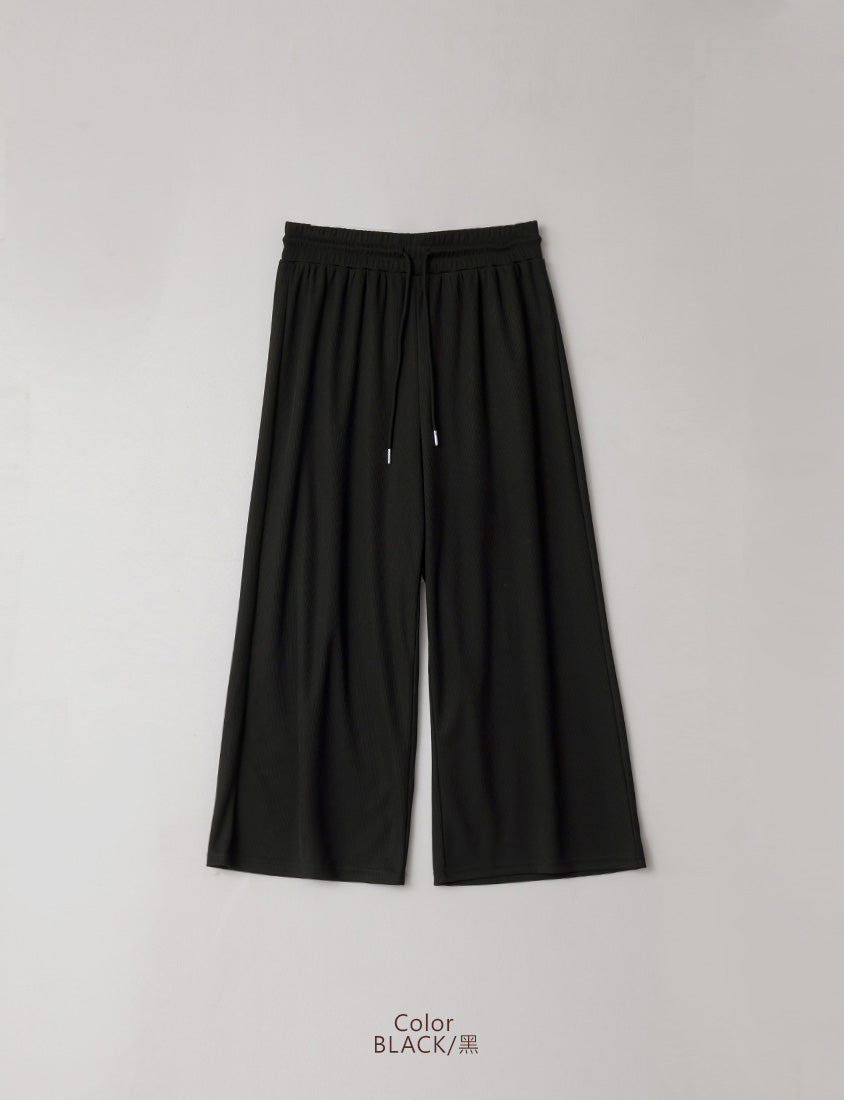 Hip-Contouring Slim Plus Size Wide Leg Pants (Regular)