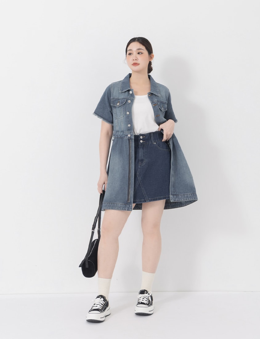Basic Ribbed Sleeveless Plus Size Tank Top
