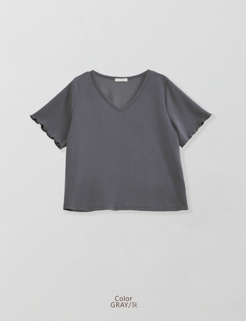 Instant Cool Cloud Cotton V-Neck Plus Size Tee