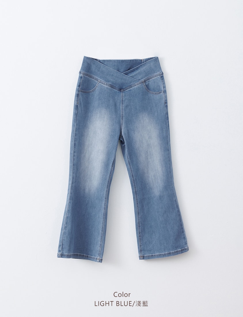 Slimming V-Waist Plus Size Flare Jeans