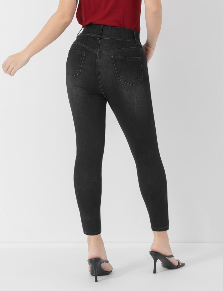 Ultra High Waist Tummy Flattering Long Leg Plus Size Jeans