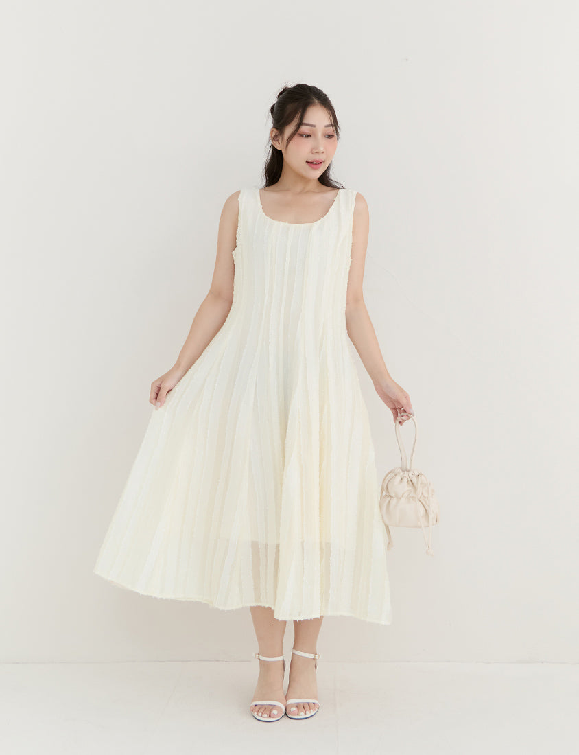 Pear-Shaped Friendly! Perfect Fit Jacquard Elegant Plus Size Maxi Dress