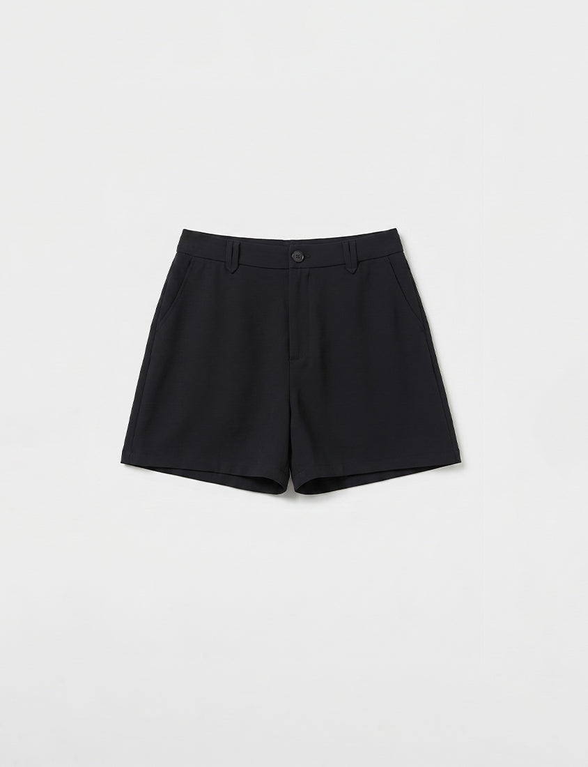 MISS. Silky Cooling A-Line Plus Size Tailored Shorts