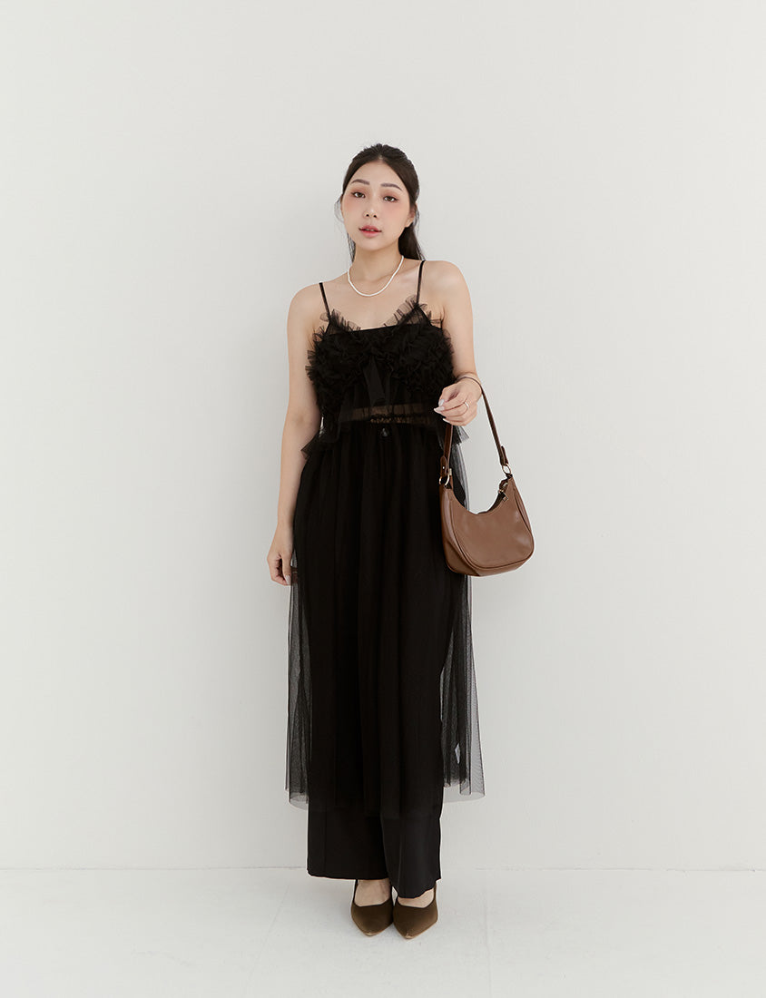 MISS. Japanese Style Adjustable Layered Plus Size Long Vest