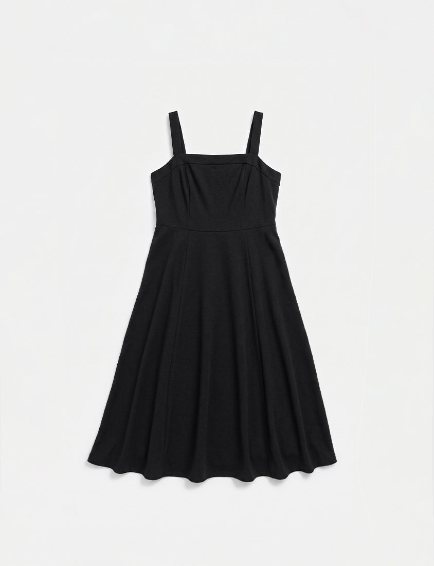 MISS. Minimalist Adjustable Strap Plus Size Maxi Dress