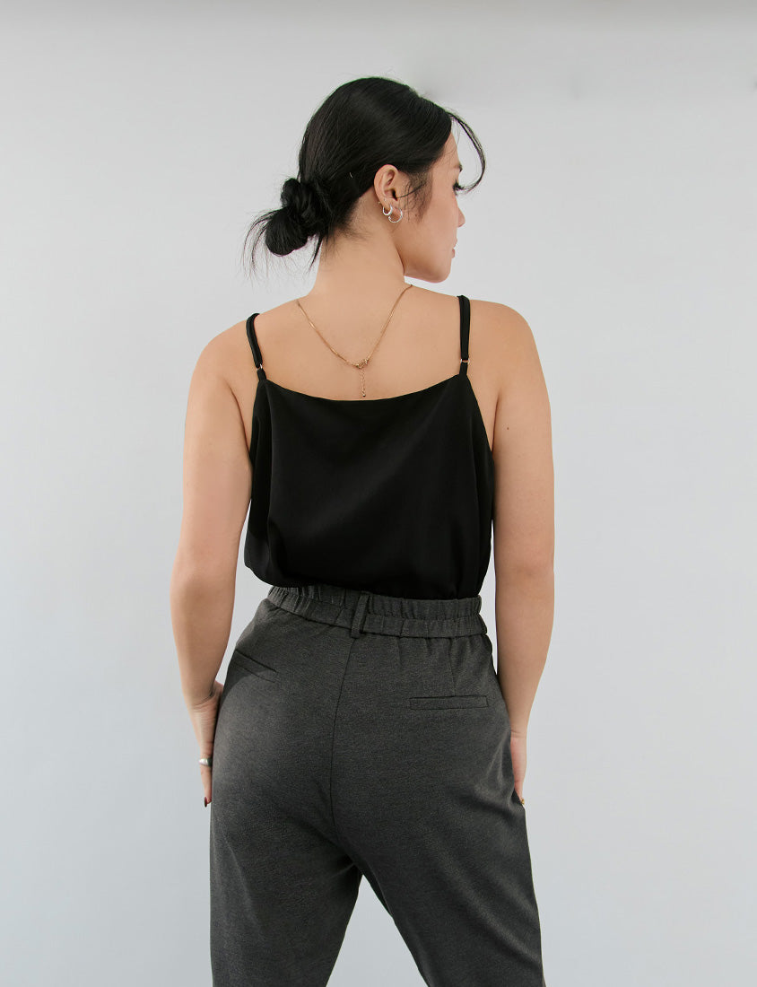 MISS. Standard Perfect Fit Slit Plus Size Flare Tailored Pants