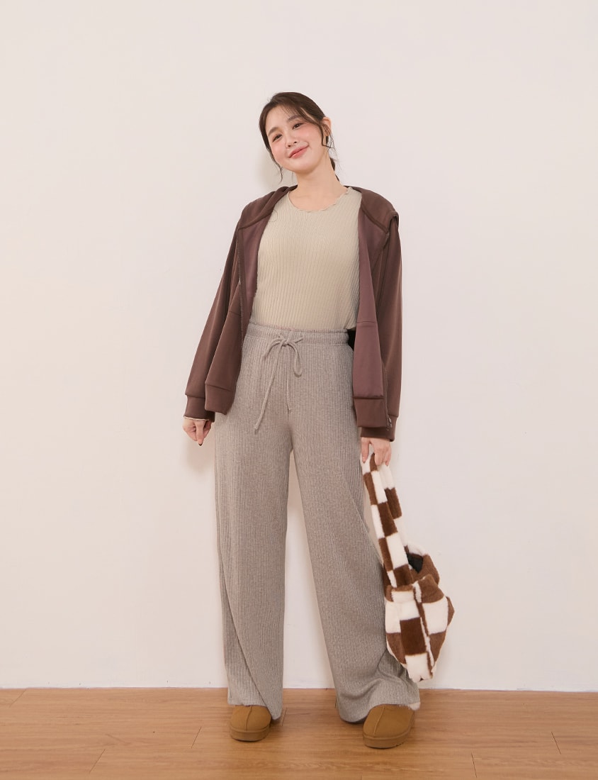 Mochi-Soft Slimming Cashmere Plus Size Long Pants