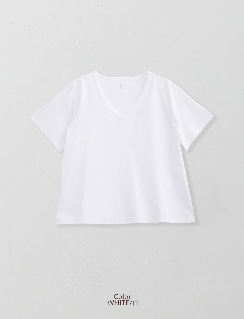 Upgraded 2.0! V-Neck Plus Size Slim Tee