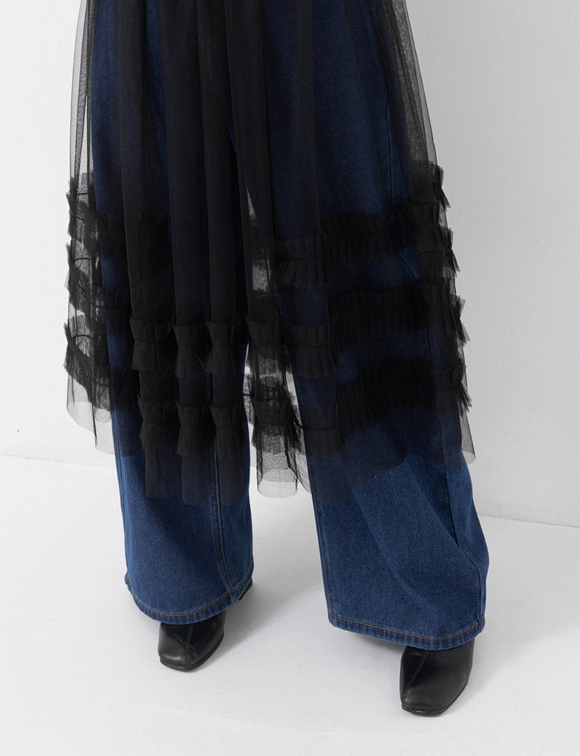 Adjustable Tiered Plus Size Long Vest