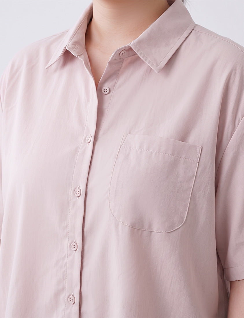 Instant Cooling Short Sleeve Plus Size Shirt