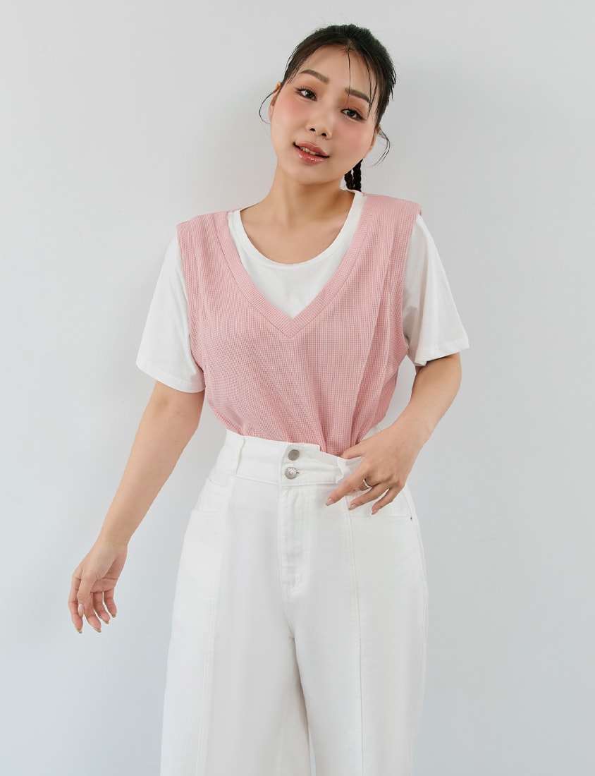 Pear-Shaped Friendly! Perfect Fit Twill Cotton Plus Size Wide Pants