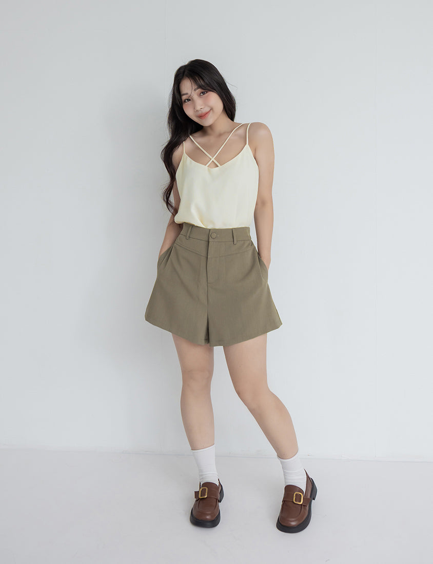 MISS. Summer Structured Plus Size Tailored Shorts