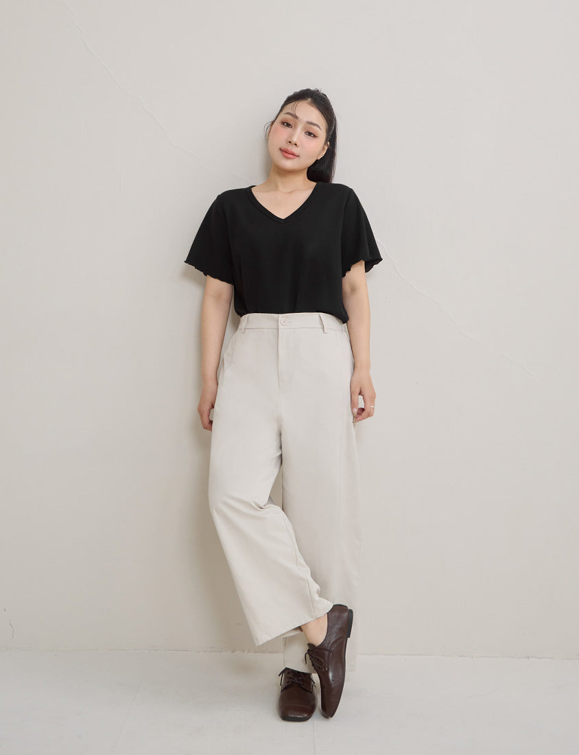 Instant Cool Cloud Cotton V-Neck Plus Size Tee