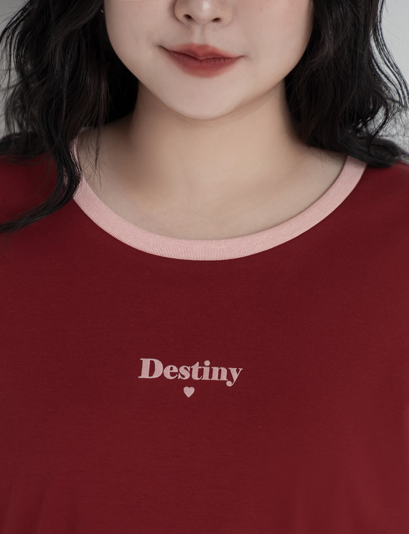 Instant Cooling Flocked Oversized Plus Size Tee