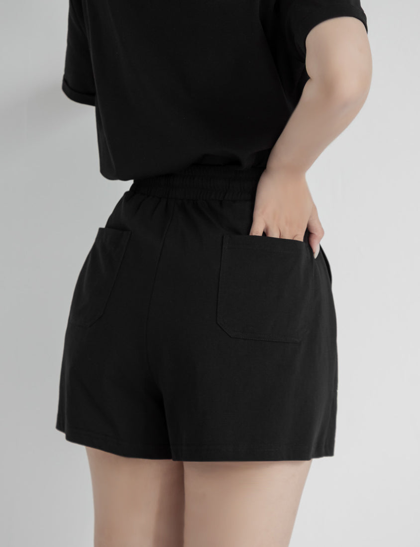 Instant Icy Cooling Sorona Drawstring Plus Size Shorts