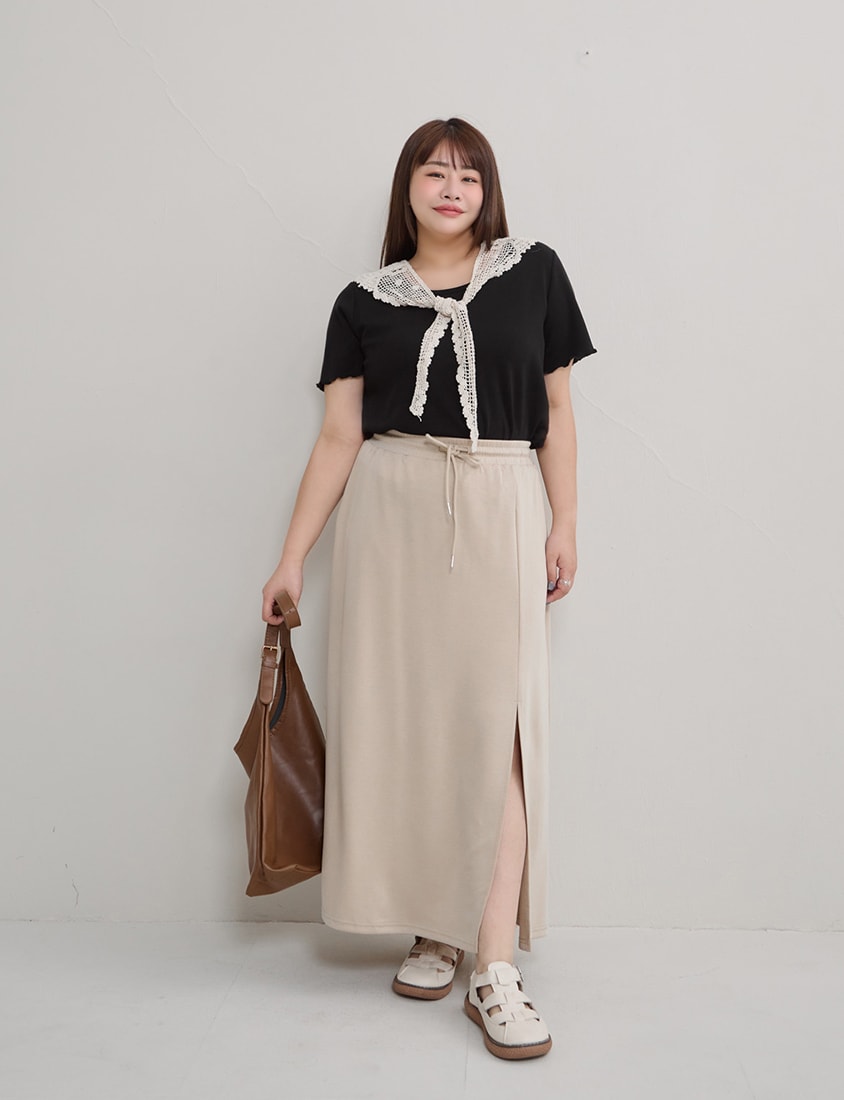 Instant Cool Cloud Cotton Crewneck Plus Size Tee