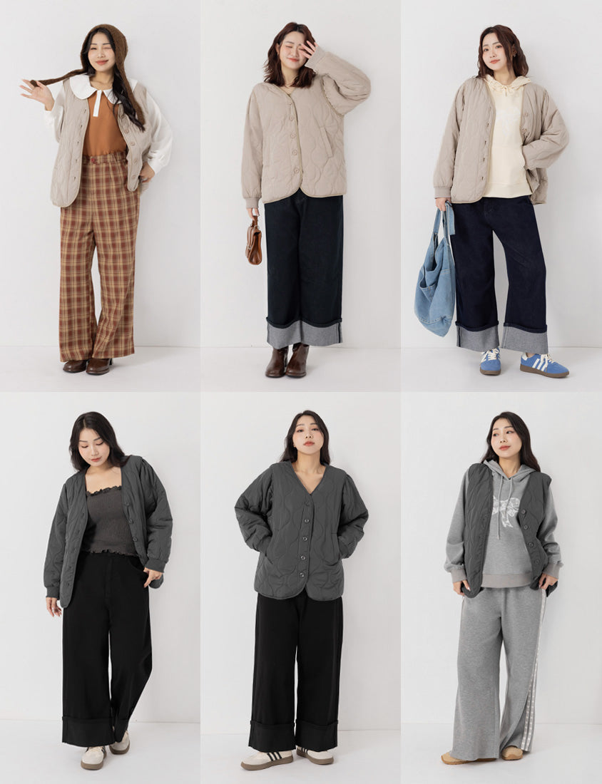 Japanese Style Water-Repellent 2-Way Padded Plus Size Coat