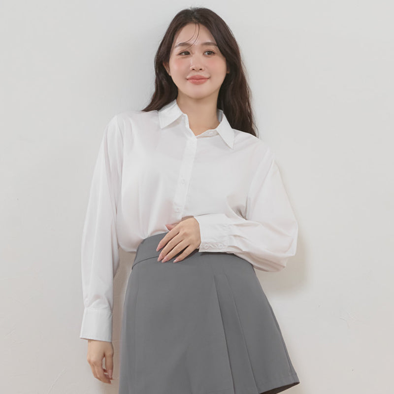 Icy Cooling Minimal Sun Protection Plus Size Shirt