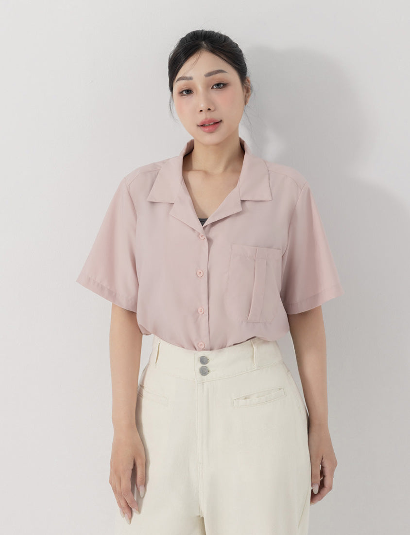 Instant Cooling Cuban Collar Oversized Sun Protection Plus Size Shirt