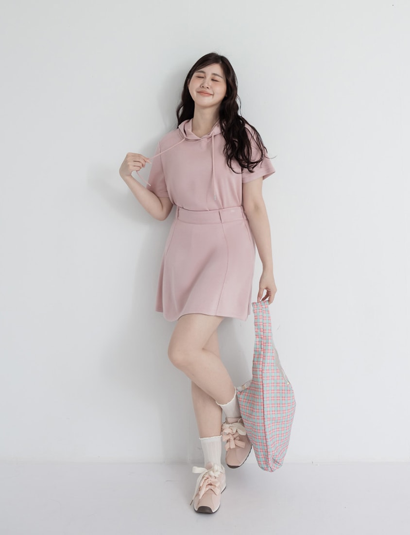 Skin-friendly Sand-Washed Cloud Cotton Plus Size Lounge Set