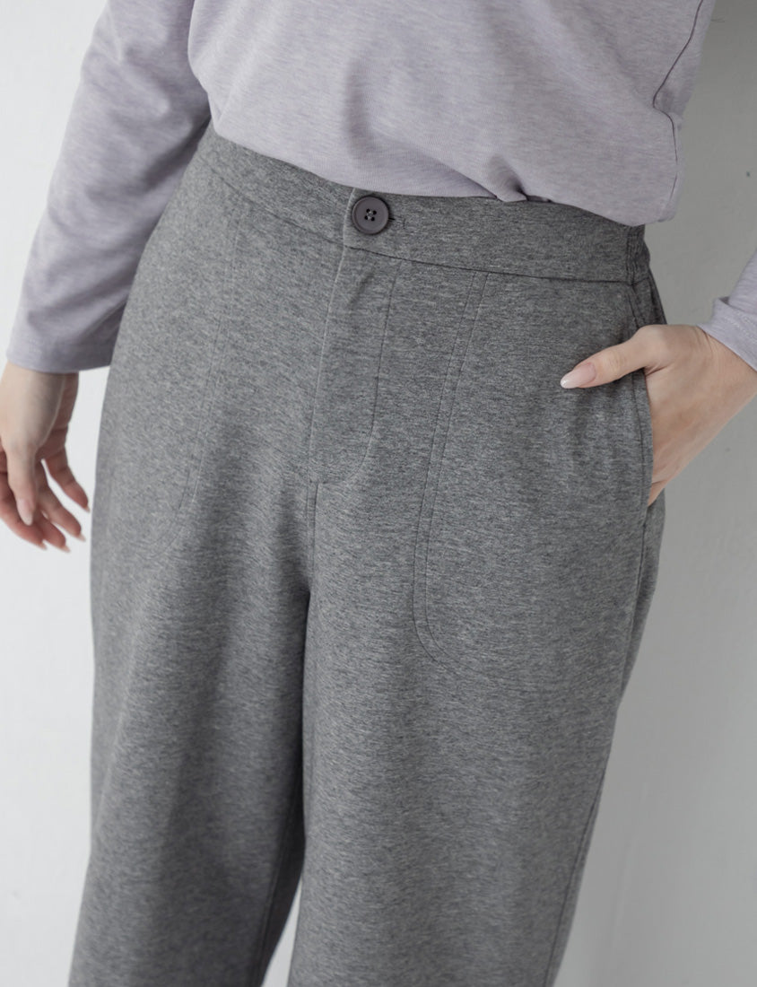Apple-Shaped Friendly! Perfect Fit Anti-Pilling Cloud Cotton Plus Size Long Pants