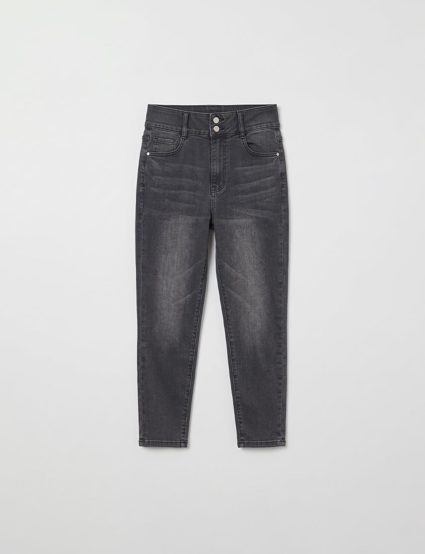 Push-Up High Waist Tummy-Control Plus Size Jeans